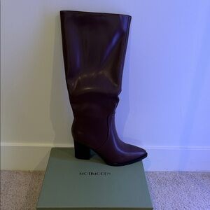 Women's Purple Knee-High Boots
